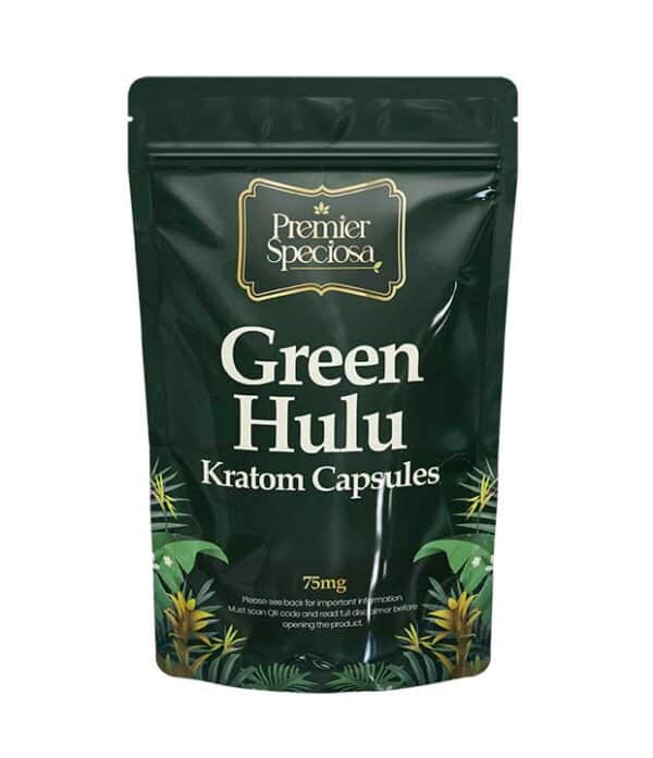 Green Hulu Kratom Capsules