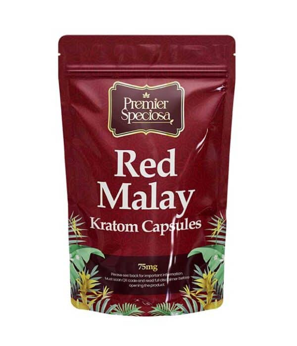 Red Malay Kratom Capsules