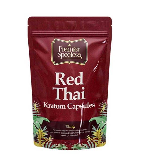 Red Thai Kratom Capsules